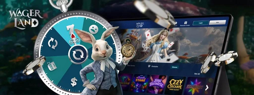 WagerLand Casino App Screenshot